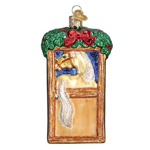 Horse In Stall Ornament