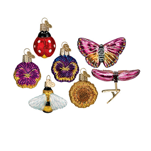 Garden Mini Ornament Set of 6
