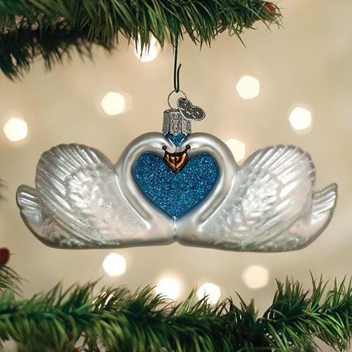 Swans in Love Ornament