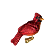 Resting Cardinal Ornament