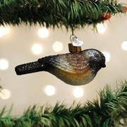 Vintage Chickadee Ornament