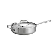 Tri-Ply 18/10 Stainless Steel Deep Saute with Lid 3 Quart