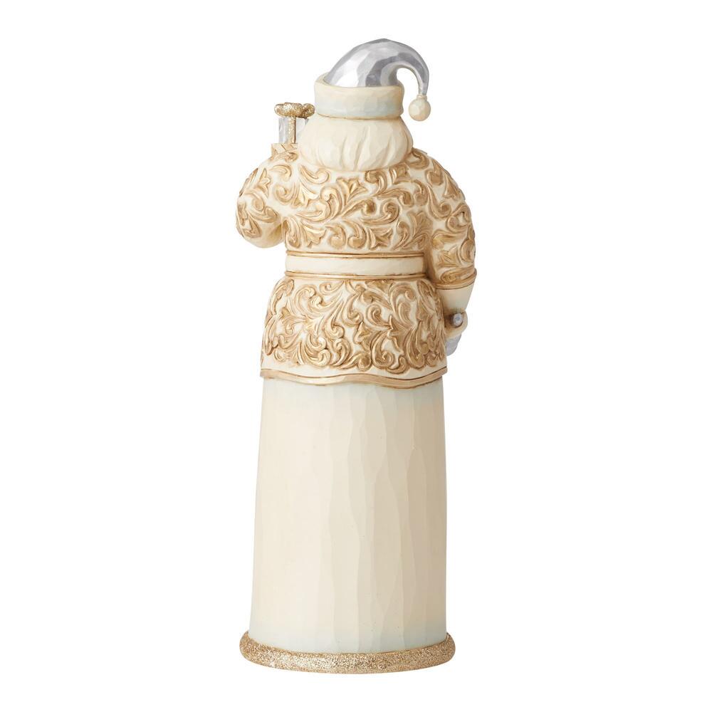 Smile And The Season Sparkles Holiday Lustre Santa with Bell