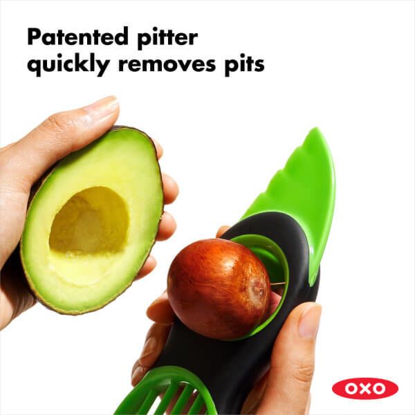 3-In-1 Avocado Slicer Green