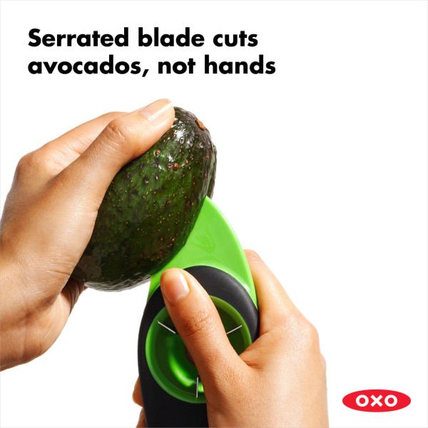 3-In-1 Avocado Slicer Green