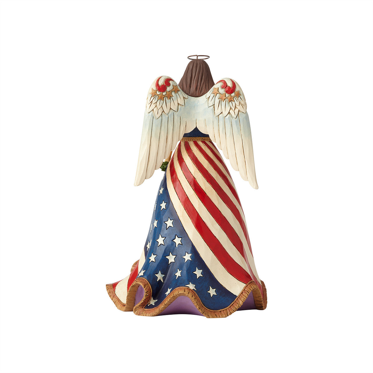 Star Spangled Beauty Patriotic Angel with Flag Dress