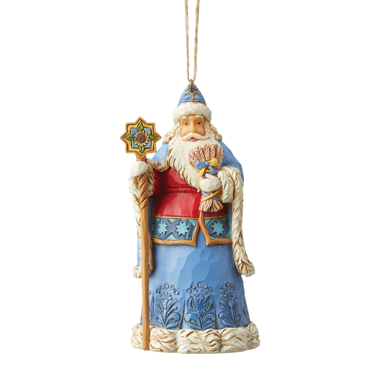 Santa Around the World Ukrainian Santa Ornament
