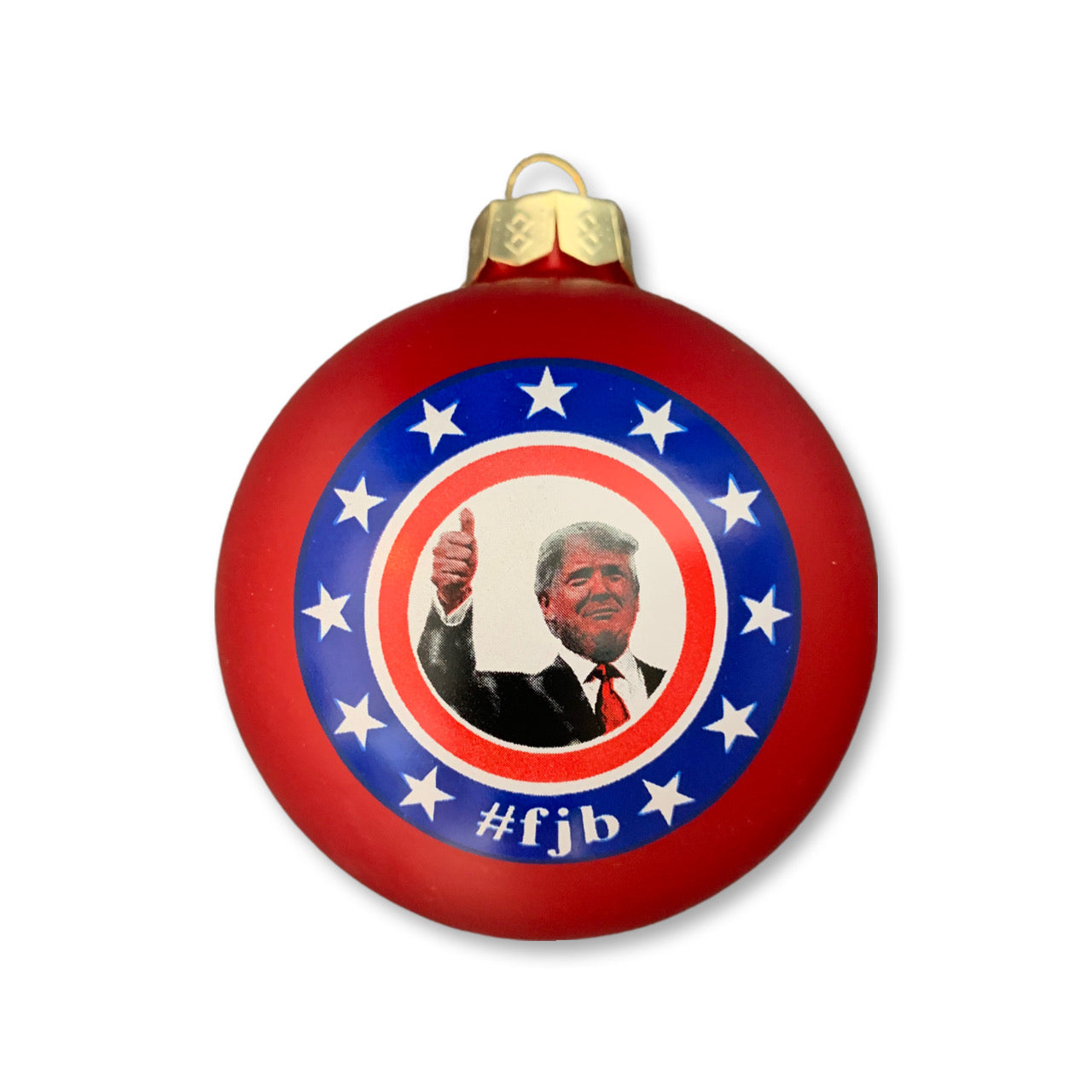 President Trump Glass Ornament Ball 80mm
