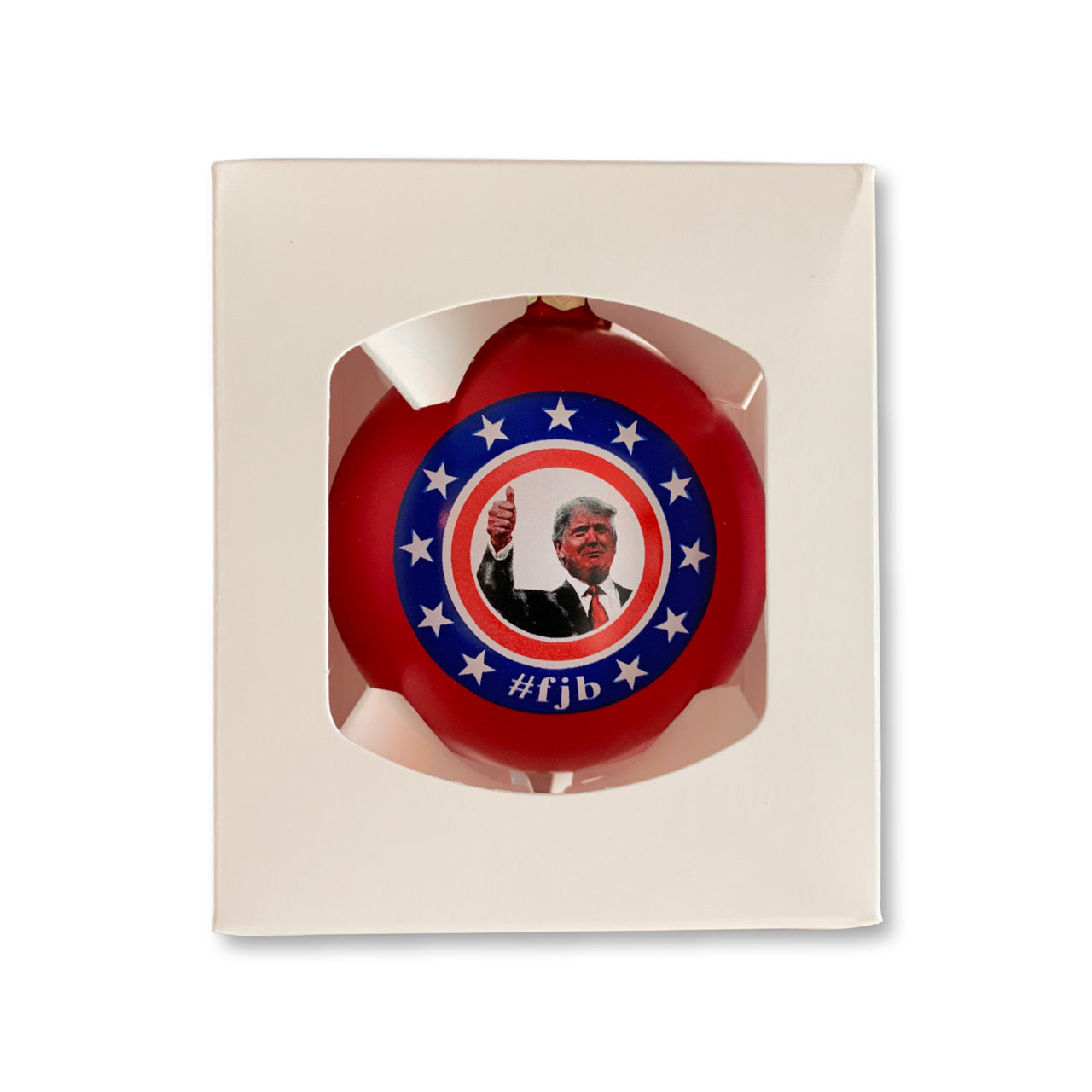 President Trump Glass Ornament Ball 80mm