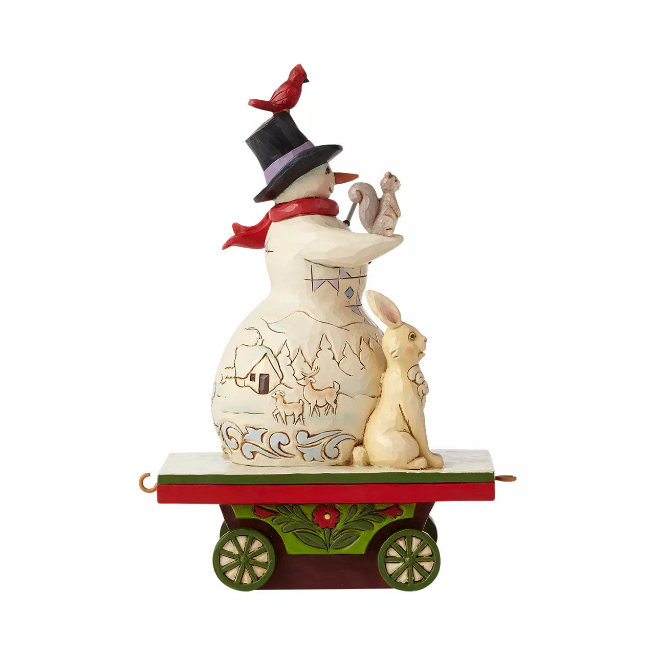 Next Stop, Winter! Snowman on Train Car Annual Series