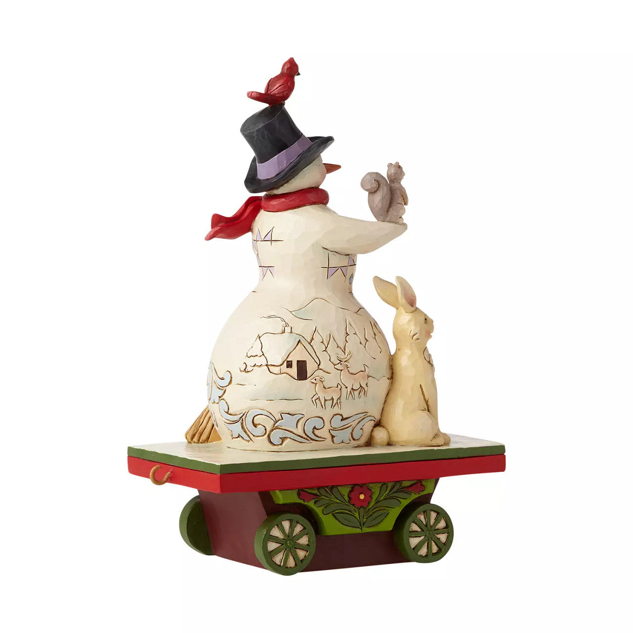 Next Stop, Winter! Snowman on Train Car Annual Series