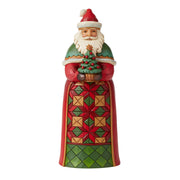 Bring Joy To Others Santa Holding Tree Figure