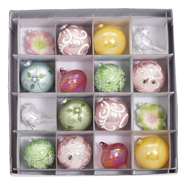 Christmas Paradise Ornament Set of 16 - Signed by the Artist