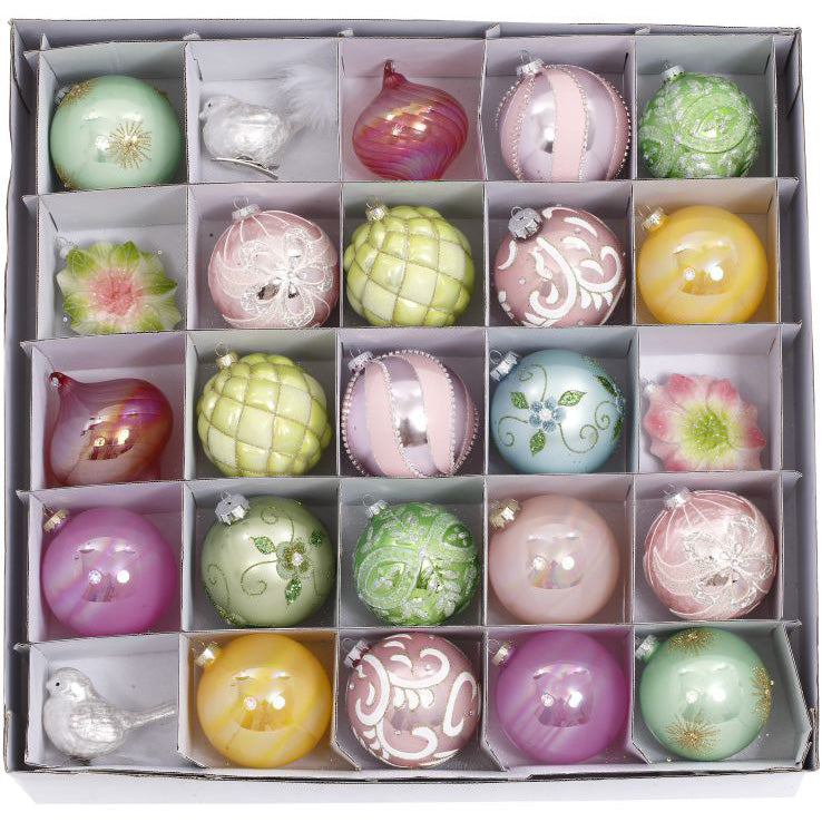 Christmas Paradise Ornament Set of 25 - Signed by the Artist