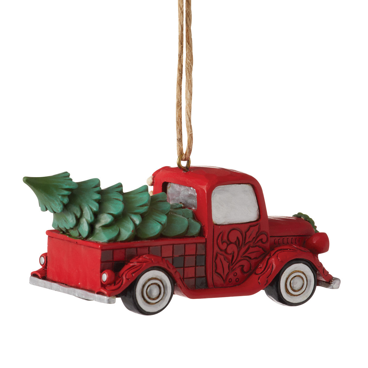 Highland Glen Santa in Truck Ornament