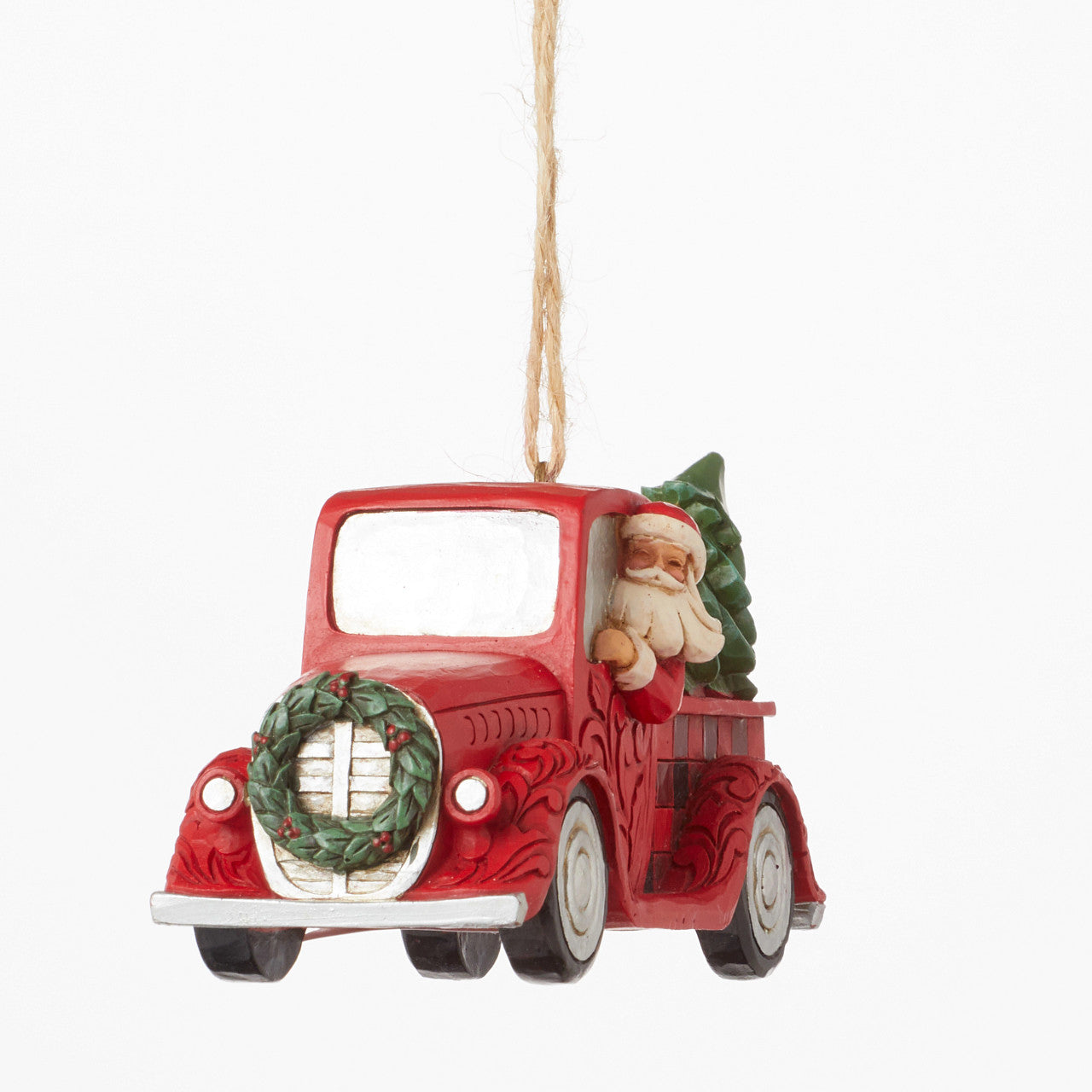 Highland Glen Santa in Truck Ornament