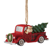 Highland Glen Santa in Truck Ornament