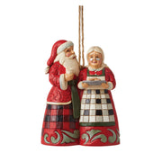 Highland Santa & Mrs Claus Ornament