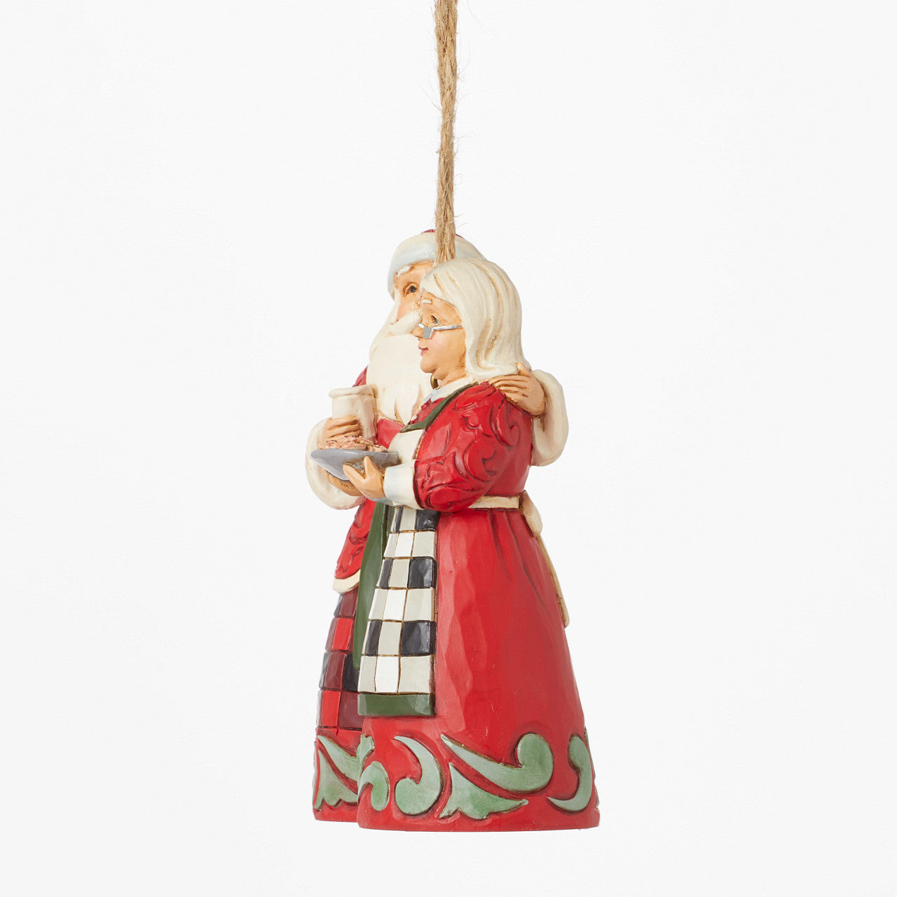 Highland Santa & Mrs Claus Ornament
