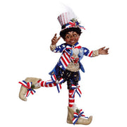 Patriotic Elfin African American Small 15"