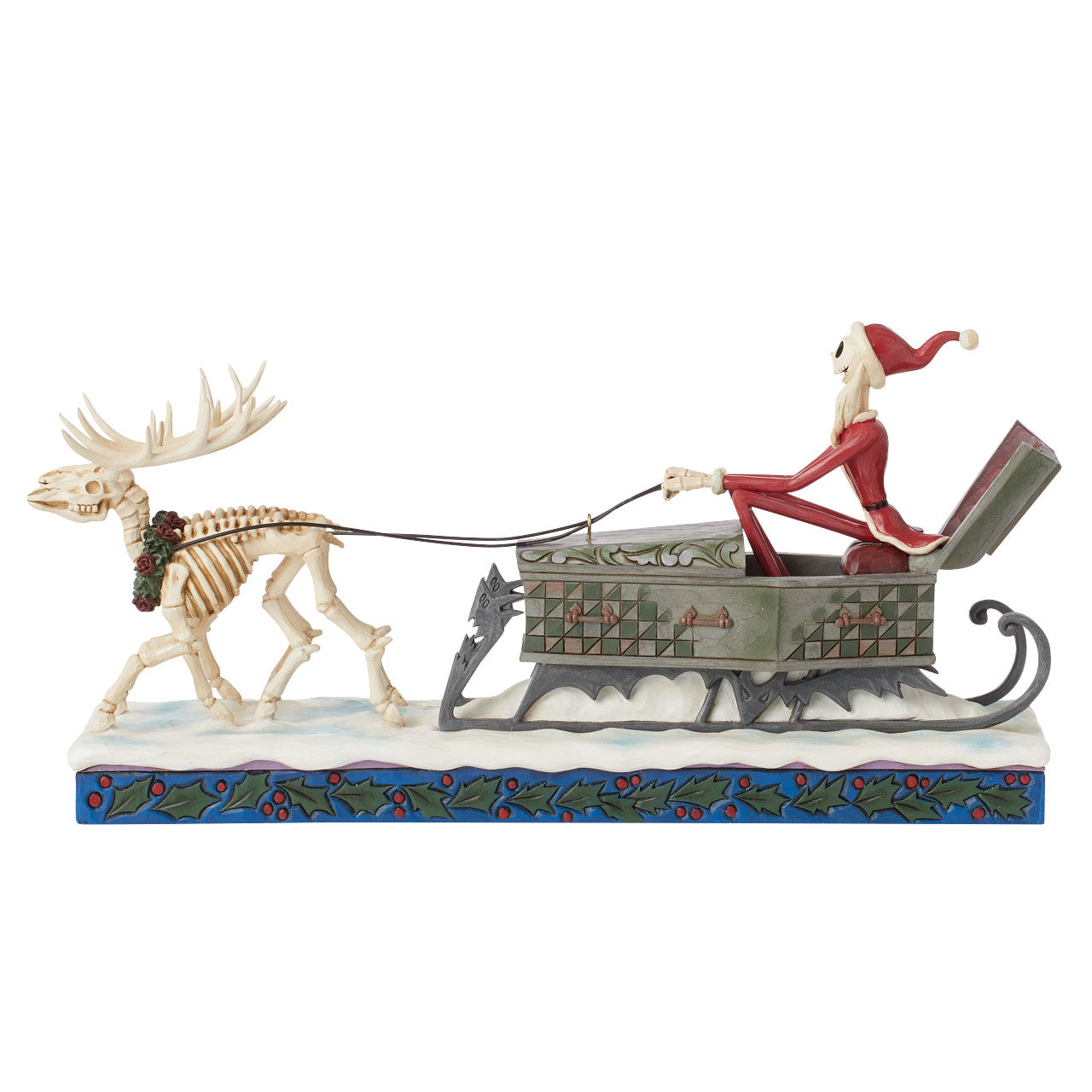 Nightmare Before Christmas Jack Skeleton in Coffin Sleigh