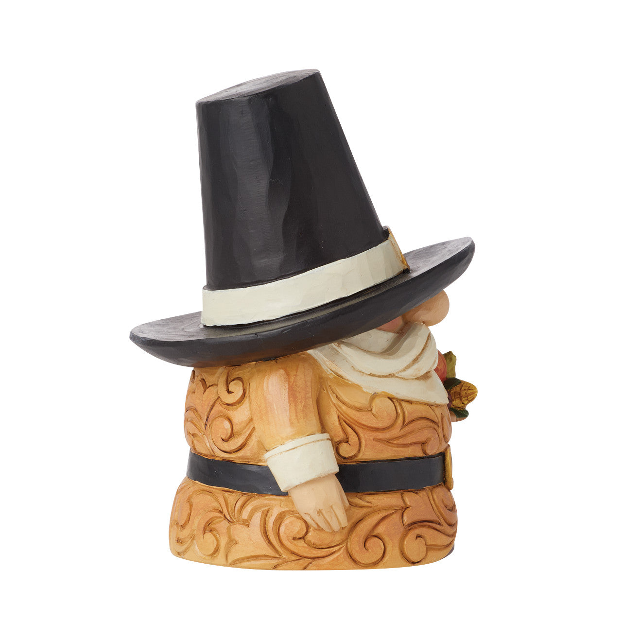 Harvest Wishes Pilgrim Holding Cornucopia