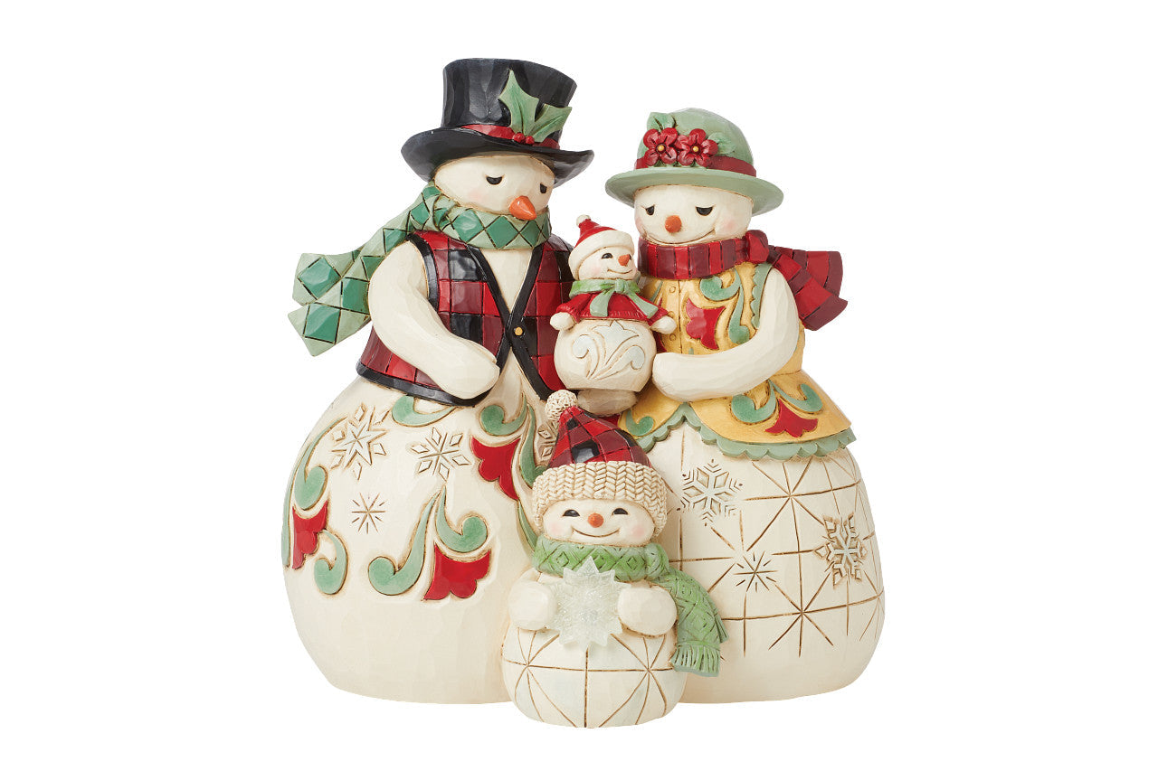 Love Keeps Us Warm Highland Glen Snowmen Family
