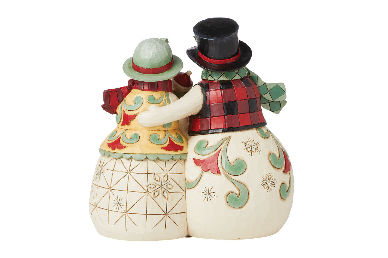 Love Keeps Us Warm Highland Glen Snowmen Family