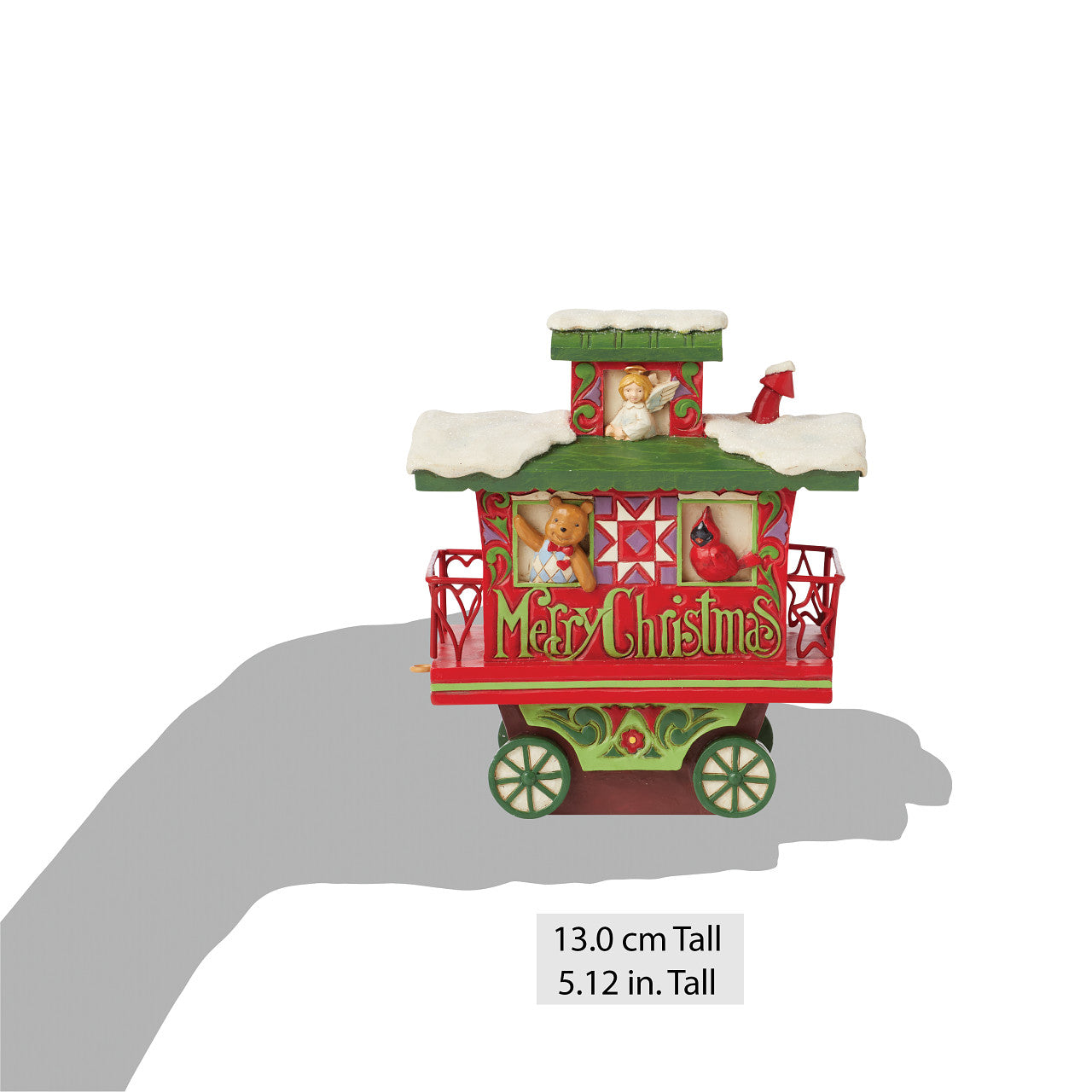 Annual Train Car Caboose North Pole Delivery