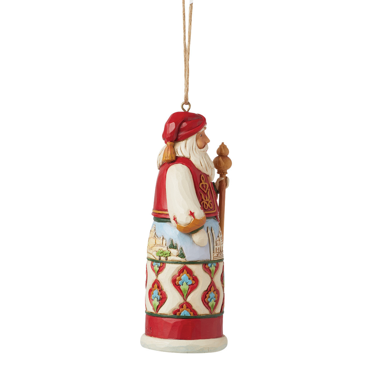 Santa Around World Turkey Ornament