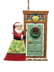 Santa Standing Door Ornament