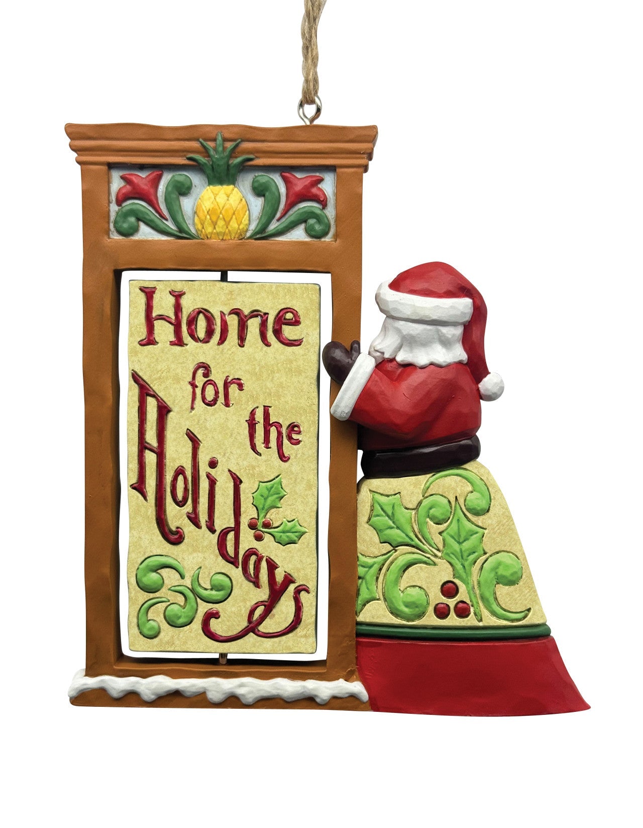 Santa Standing Door Ornament