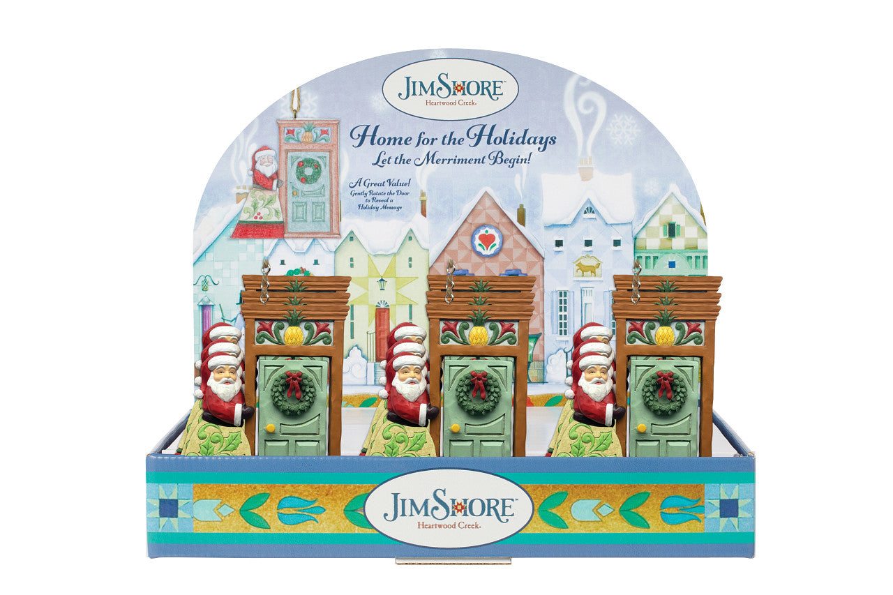 Santa Standing Door Ornament