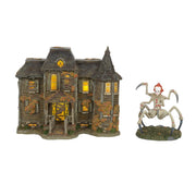 Neibolt House and Pennywise in Spider Form Set of 2