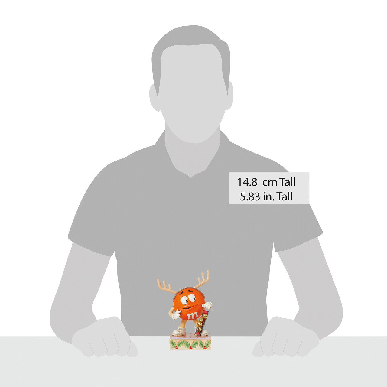 Jingle All the Way M&M'S Orange with Antlers and Jingle Bells