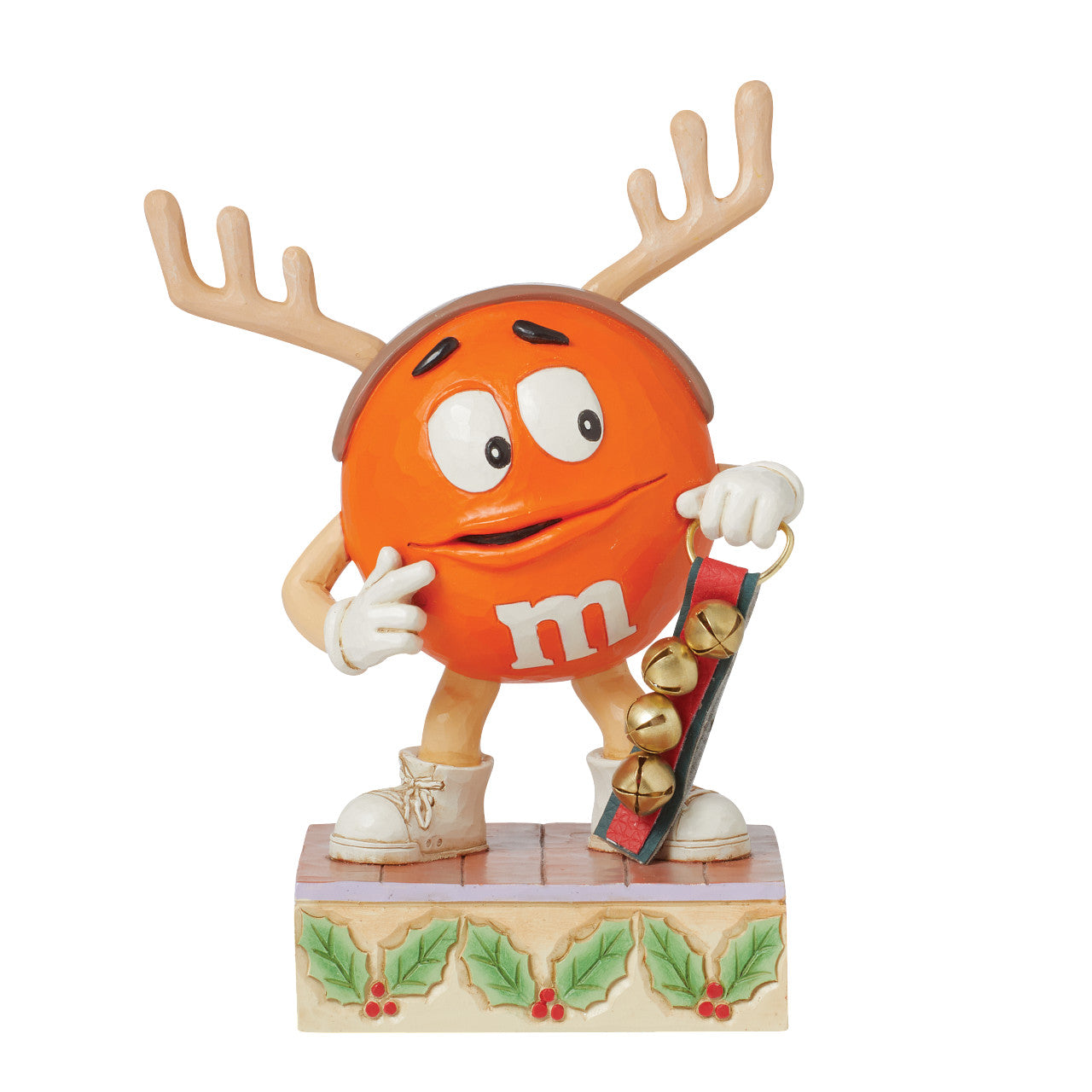 Jingle All the Way M&M'S Orange with Antlers and Jingle Bells