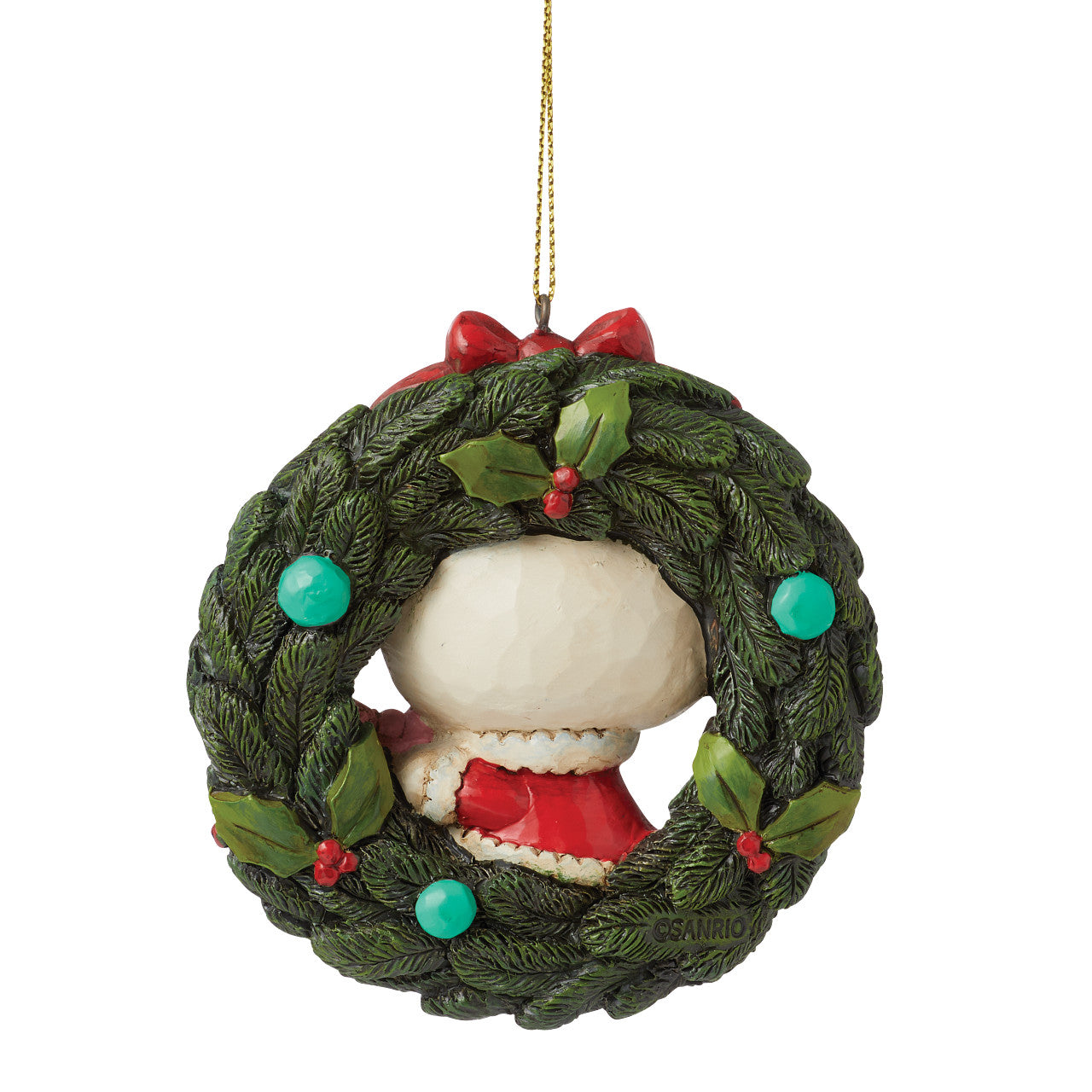Hello Kitty in Wreath Ornament