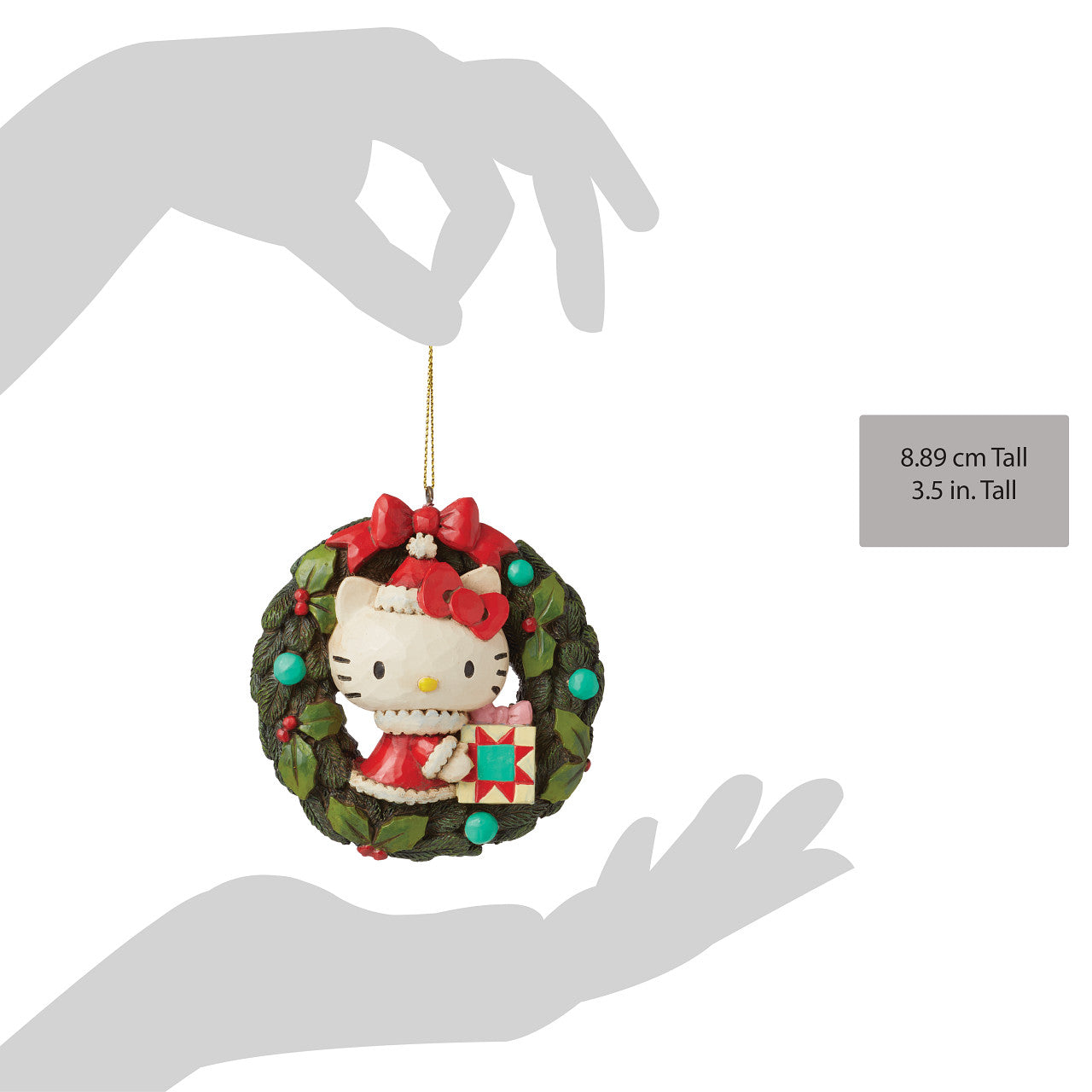 Hello Kitty in Wreath Ornament