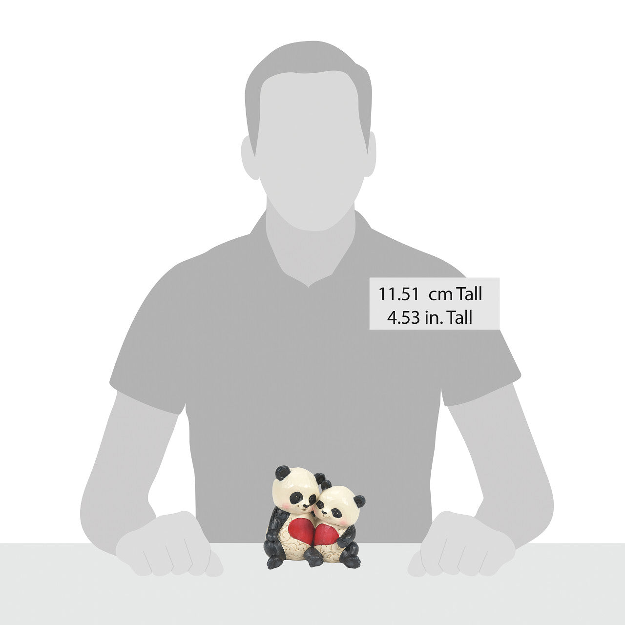 Better Together Panda Couple with Heart