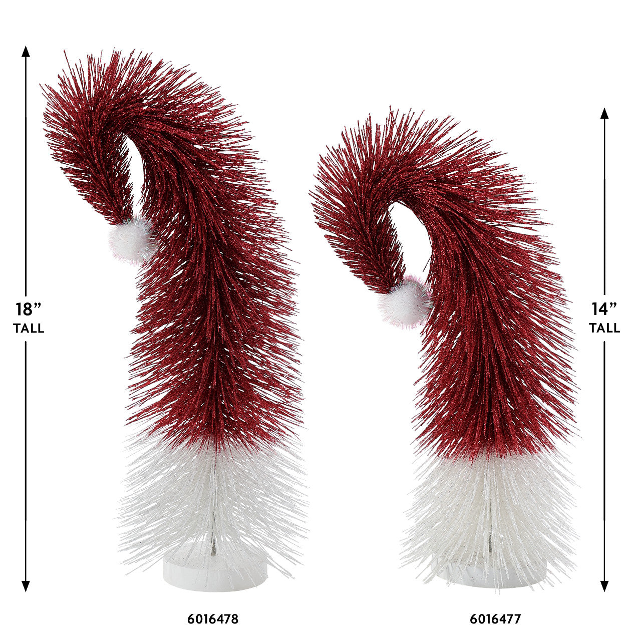 Santa Hat Tree 14 Inches