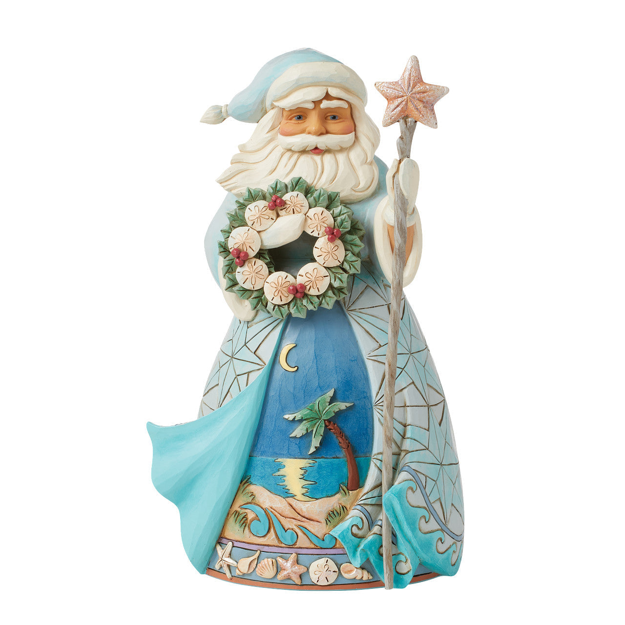 Shell-abrate the Season Santa with Sand Dollar Wreath