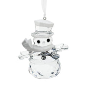Facets Snowman with Glitter Ornament