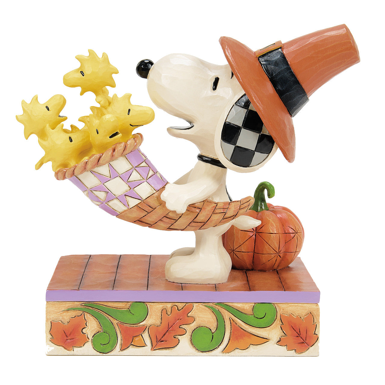 Snoopy with Cornucopia of Woodstocks