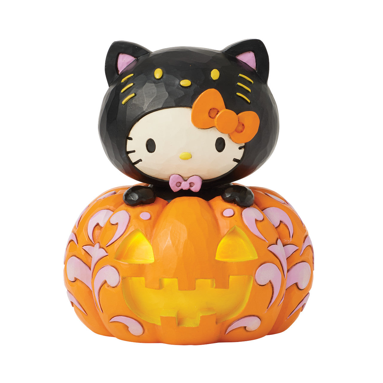 Hello Kitty Black Cat on Pumpkin