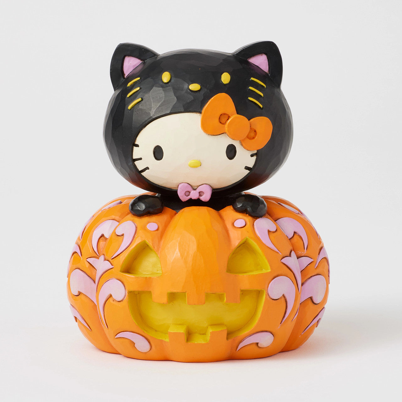 Hello Kitty Black Cat on Pumpkin