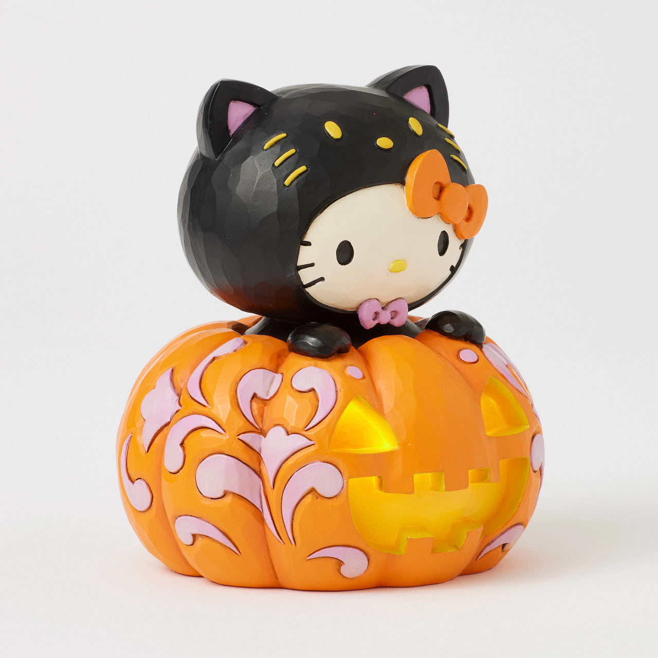 Hello Kitty Black Cat on Pumpkin