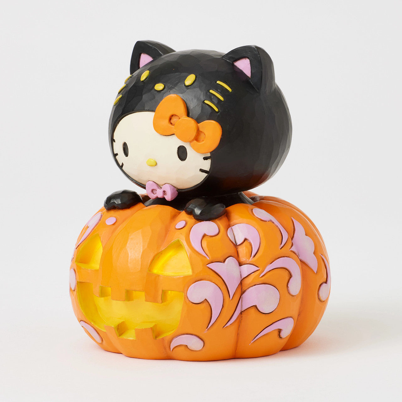 Hello Kitty Black Cat on Pumpkin