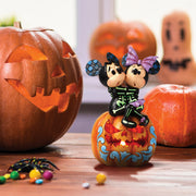 Spine-tingling Sweethearts Mickey and Minnie Scared Skeletons