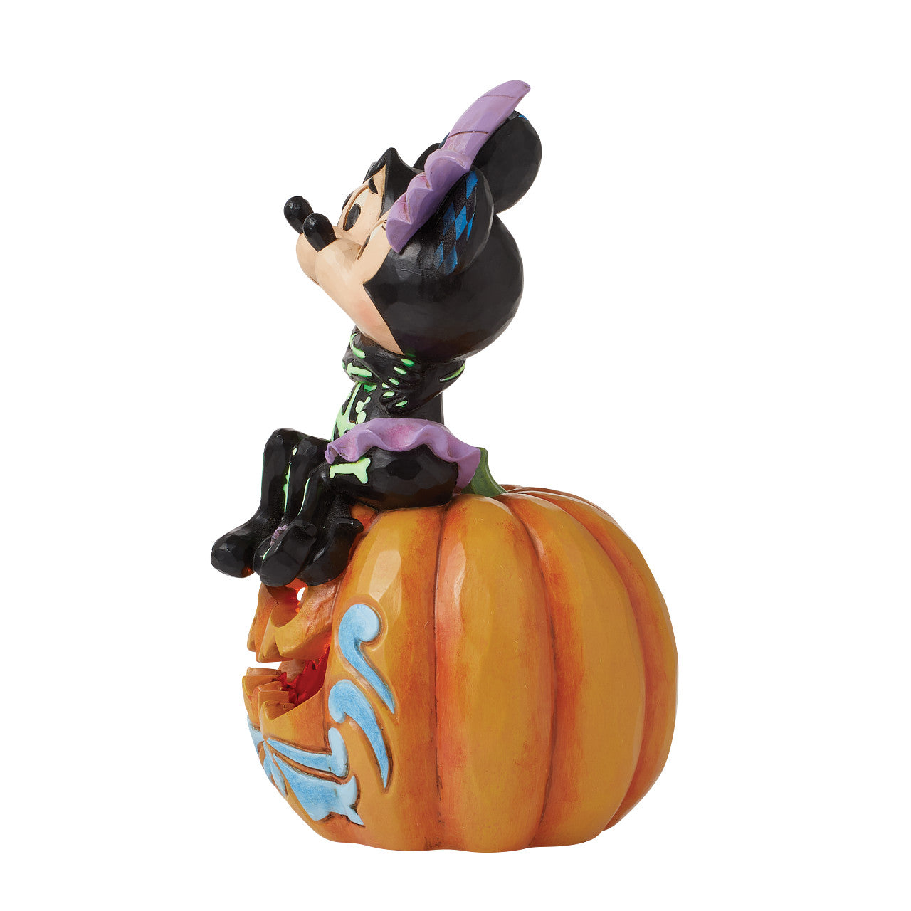 Spine-tingling Sweethearts Mickey and Minnie Scared Skeletons