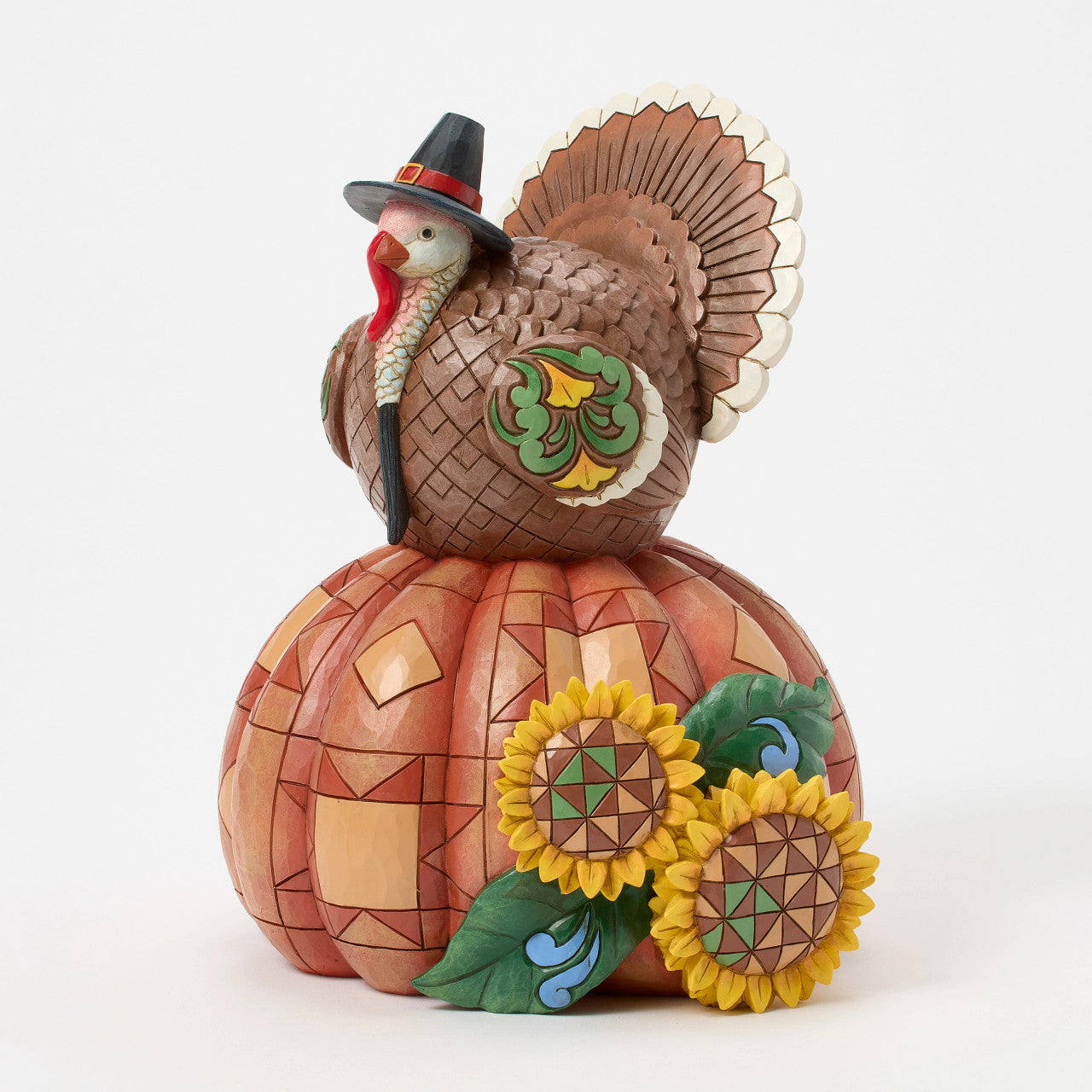 Gobble Greetings Turkey Pumpkin Sunflower